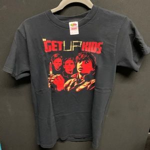 Get Up Kids They Weren't Looking For A Fight Tour Black T-Shirt size Small